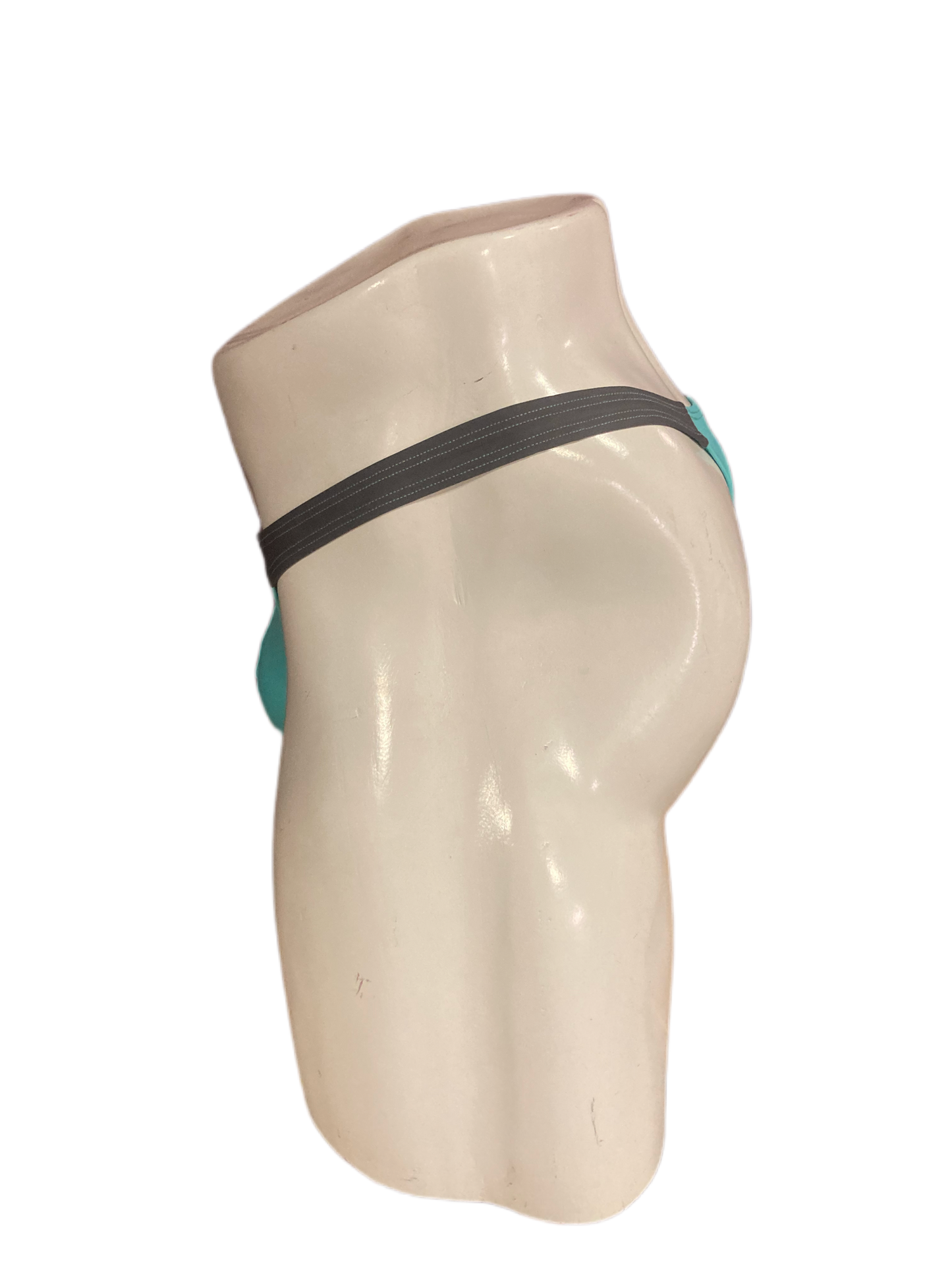 Tanga Bulge Aqua con Gris