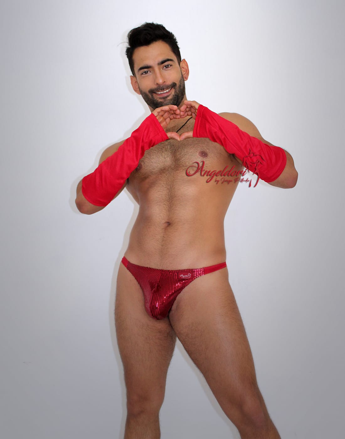 Tanga Roja con Lentejuela