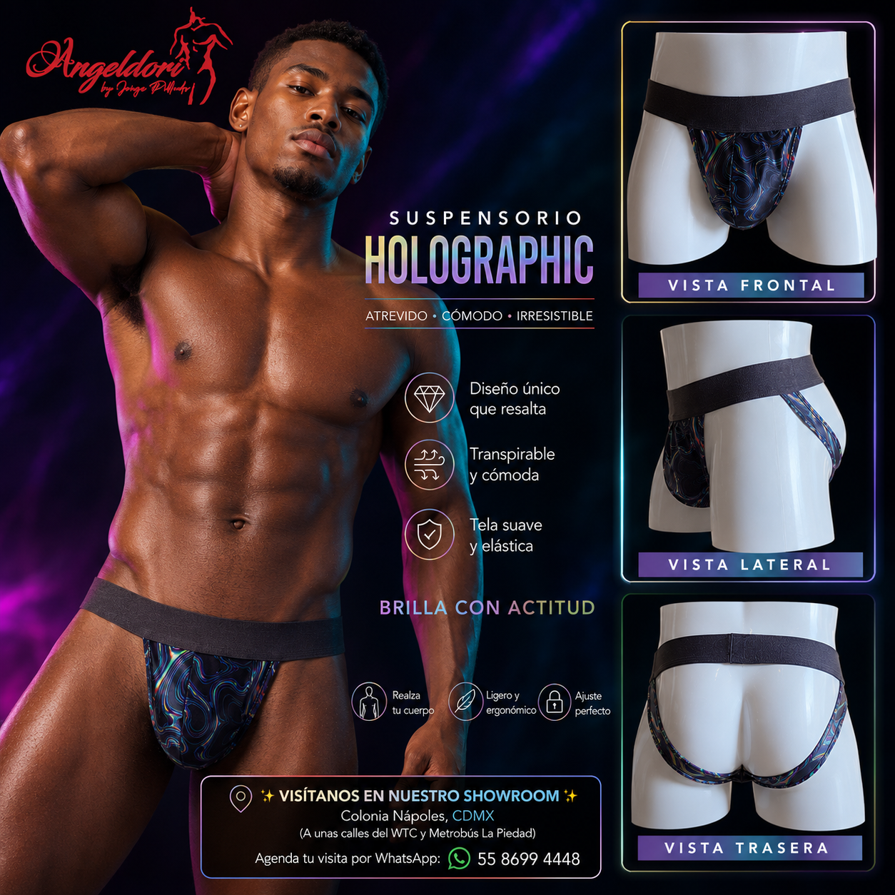 Suspensorio holograma