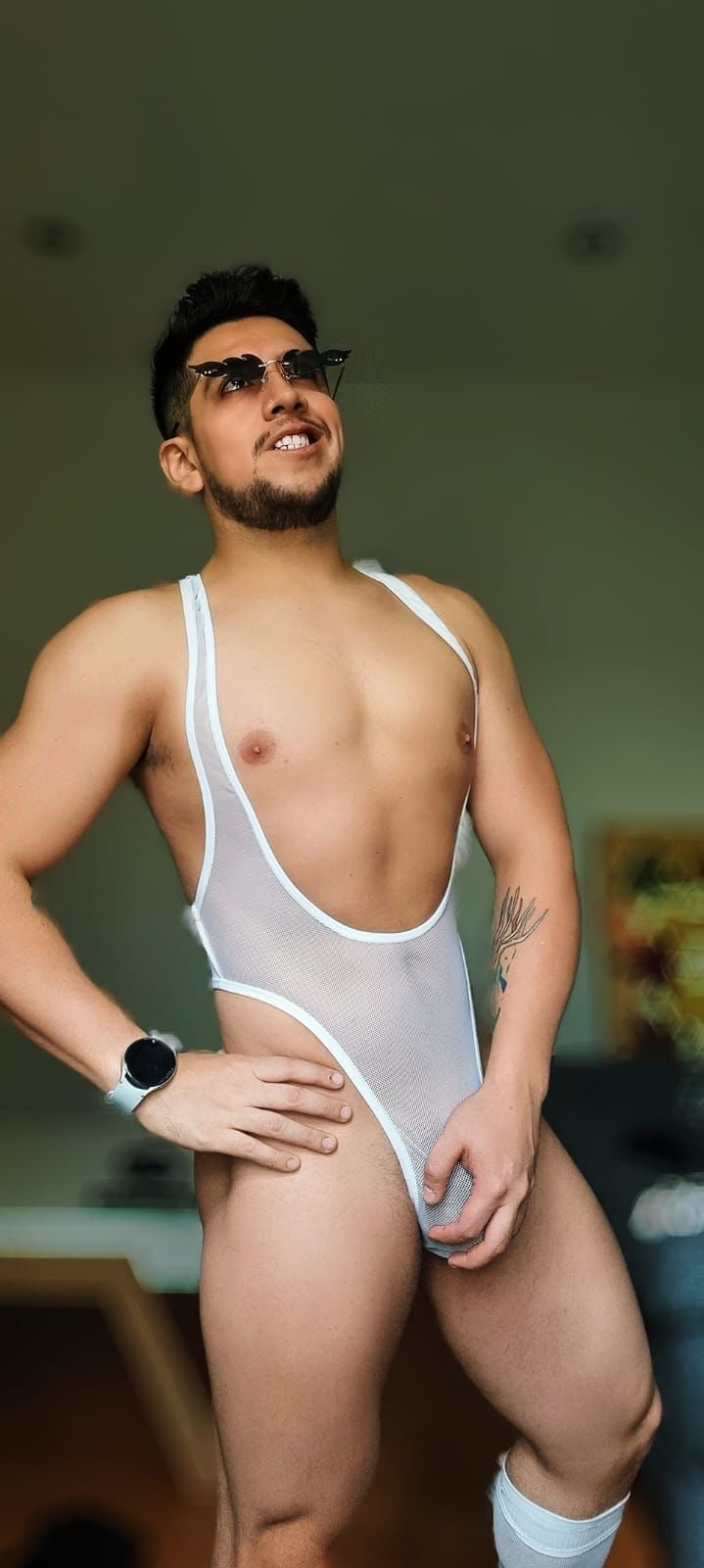 Body Sling Mesh Blanco