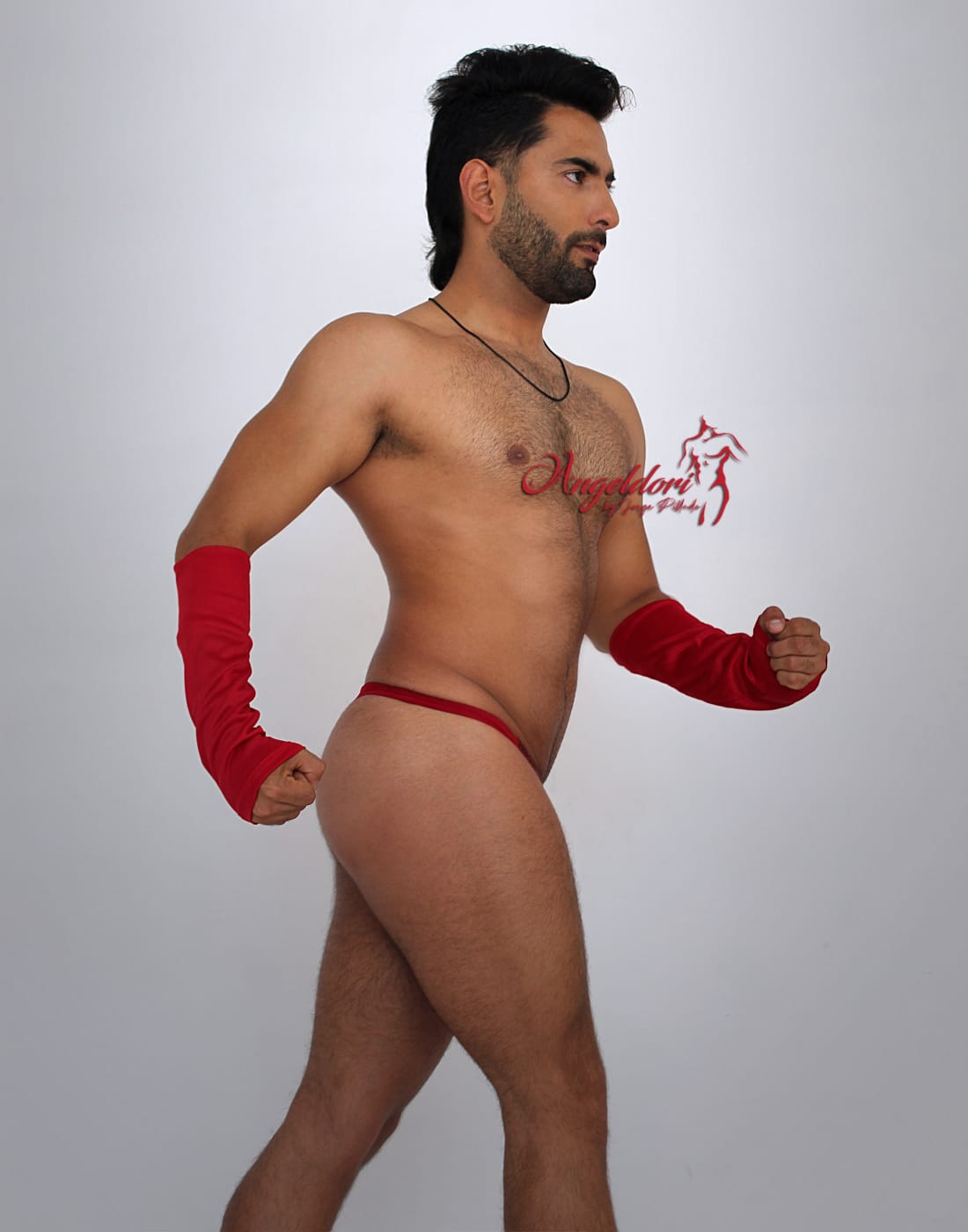 Tanga Roja con Lentejuela